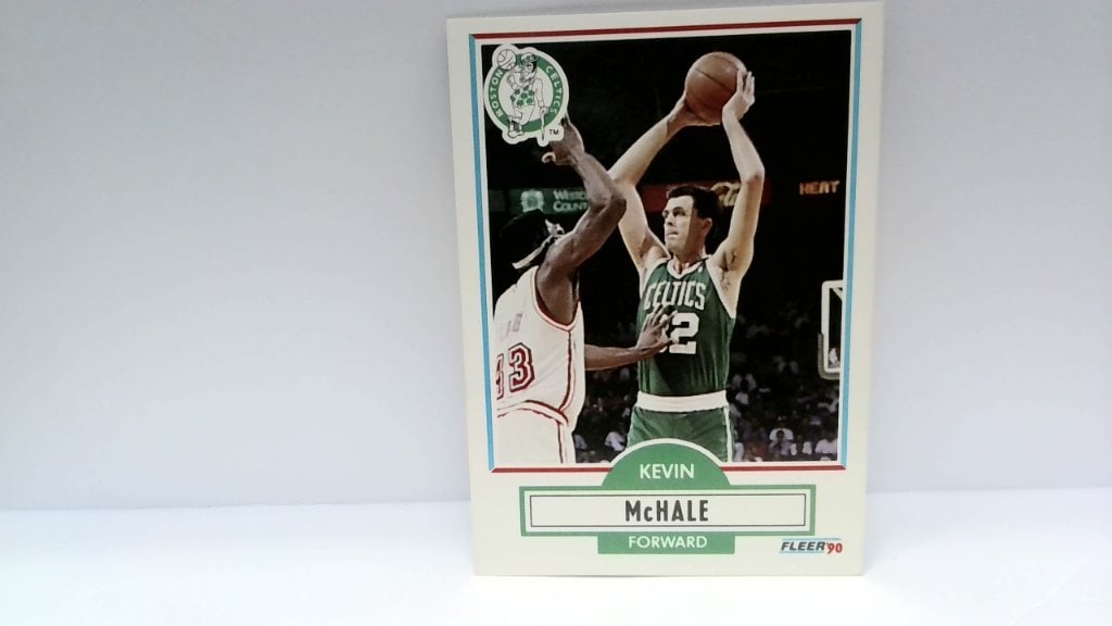 Vtg 1990 Kevin McHale Fleer Card: Vtg 1990 Kevin McHale Boston Celtics Fleer Basketball Card, No 12.