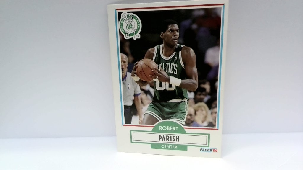 Vtg 1990 Robert Parish Fleer Card: Vtg 1990 Robert Parish Boston Celtics Fleer Basketball Card, No 13.
