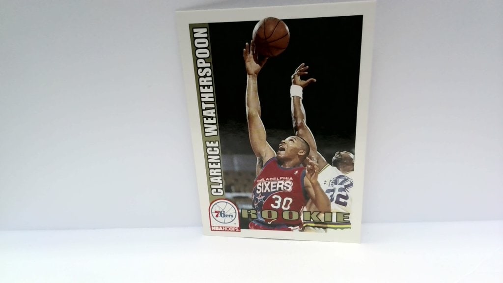 Vtg 1992 Clarence Weatherspoon NBA Hoops (1 of 2)