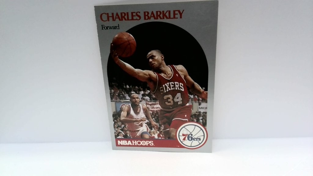 Vtg 1990 Charles Barkley NBA Hoops Card (1 of 2)