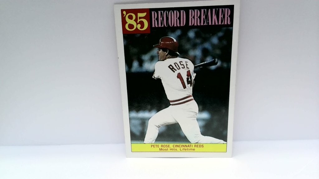 Vtg 1985 Pete Rose Topps Record Breaker (1 of 2)