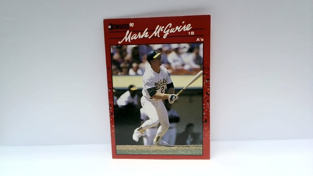 Vtg 1990 Mark McGwire Donruss Card 185 (1 of 2)