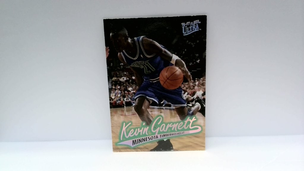 Vtg 1996 Kevin Garnett Fleer Ultra Card (1 of 2)