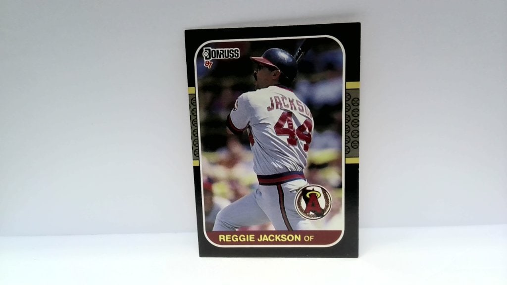 Vtg 1987 Donruss Reggie Jackson Card No 210 (1 of 2)