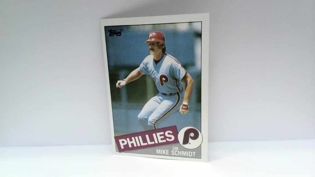 Vtg 1985 Topps Mike Schmidt Card No 500 (1 of 2)