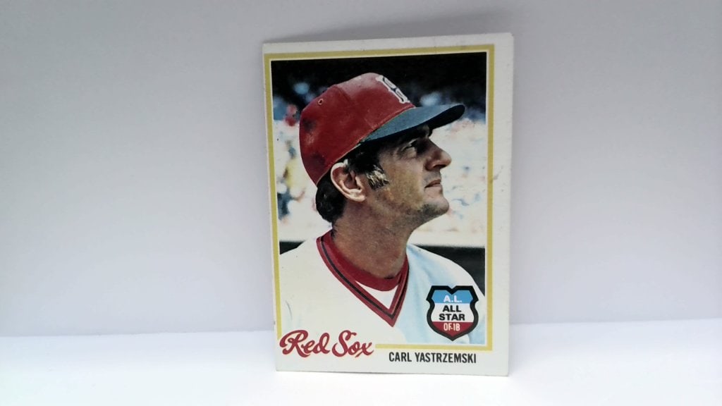 Vtg 1978 Topps Carl Yastrzemski Card (1 of 2)