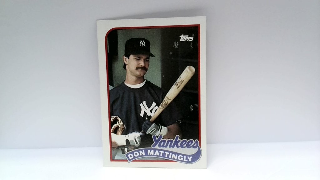 Vtg 1989 Topps Don Mattingly Card (1 of 2)