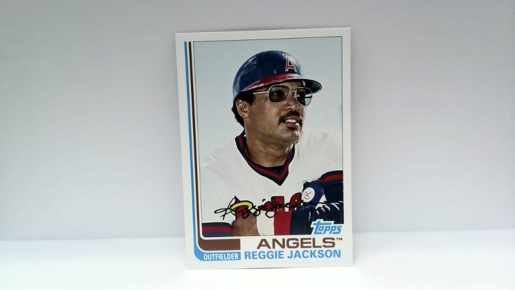 Vtg 1988 Topps Reggie Jackson Baseball Card (1 of 2)