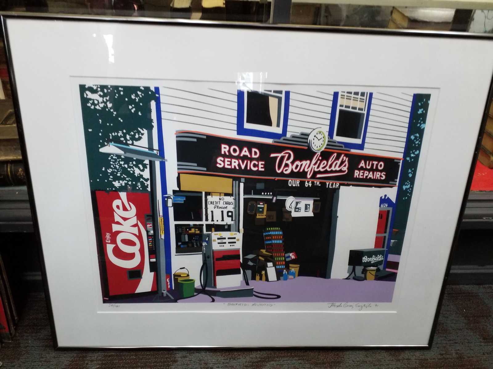 Bonfields Revisited Hand Signed by Artist Joseph Craig English Superbly Framed Original Art (1 of 6)