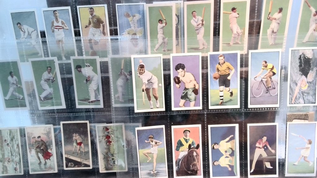 Vtg 1956 British Sports Stars Trading Cards (1 of 12)