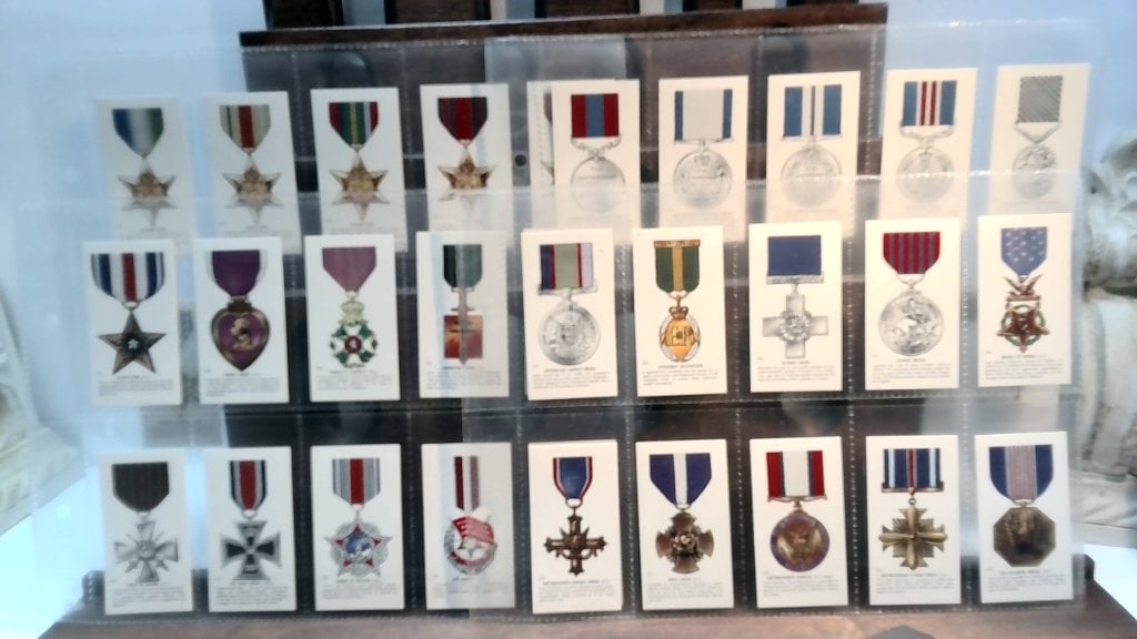Vtg Military Medal Trade Cards Full Set: Vtg Military Medal Trade Cards, Full Set, Illus, In Plastic Sleeves.