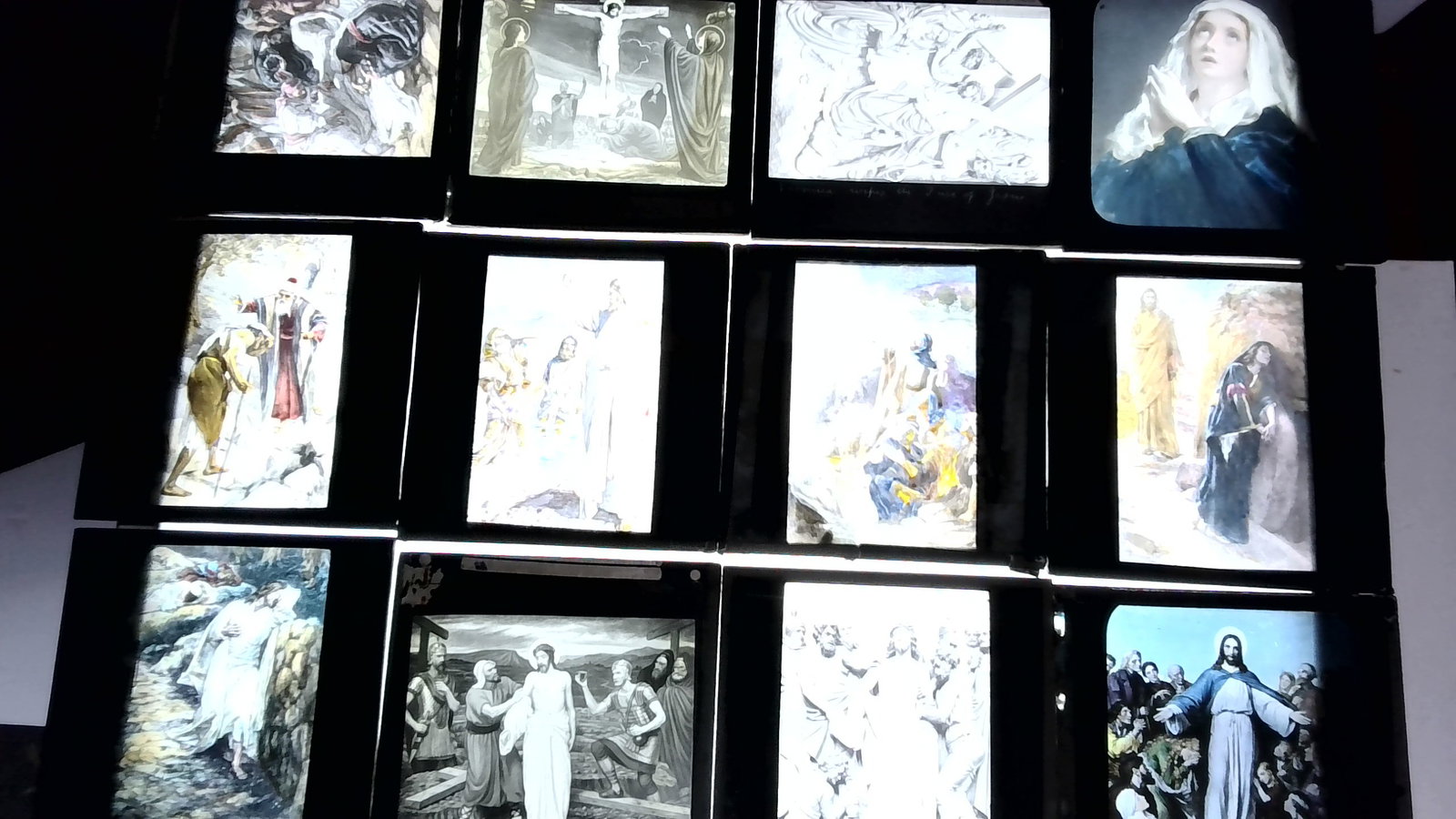 1880s Collection of Magic Lantern Slides Photography 50 Hand colored Religious slides (1 of 6)