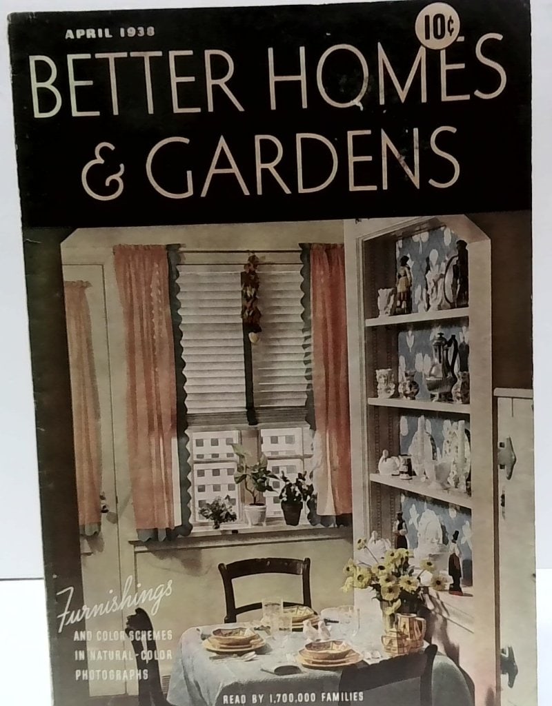 Vtg 1938 Better Homes & Gardens Magazine (1 of 9)