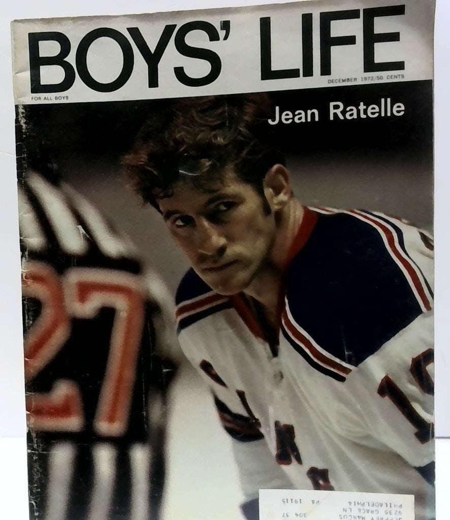 Vtg 1972 Boys' Life Magazine December: Vtg 1972 Boys' Life Magazine, December Issue, Jean Ratelle Cover, Vtg Advertisements, Scouting Articles.