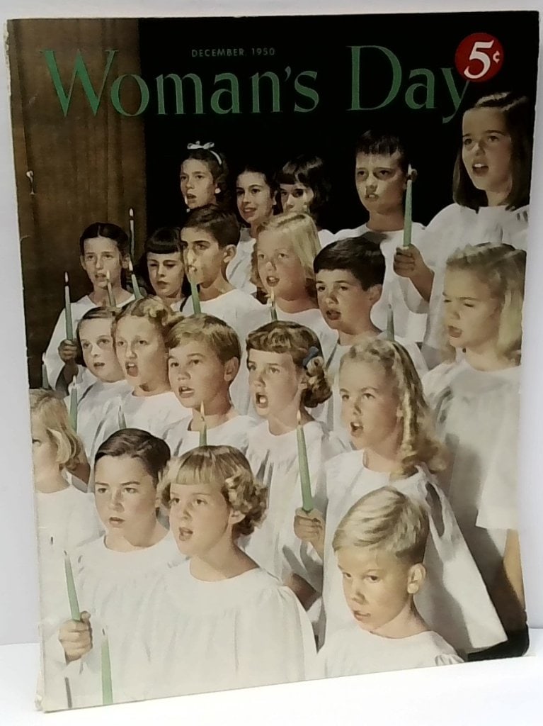 Vtg 1950 Woman's Day Magazine December (1 of 9)