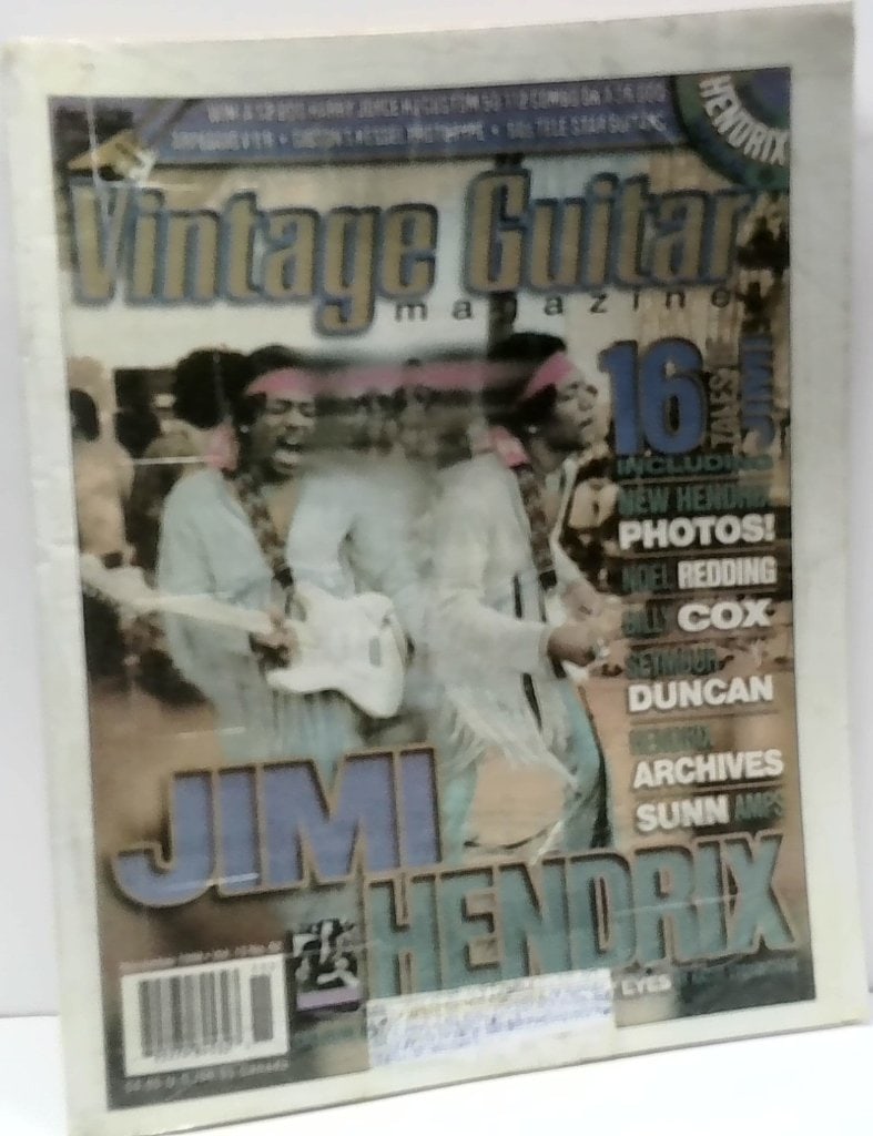 Vtg 1998 Vtg Guitar Magazine Jimi Hendrix (1 of 13)