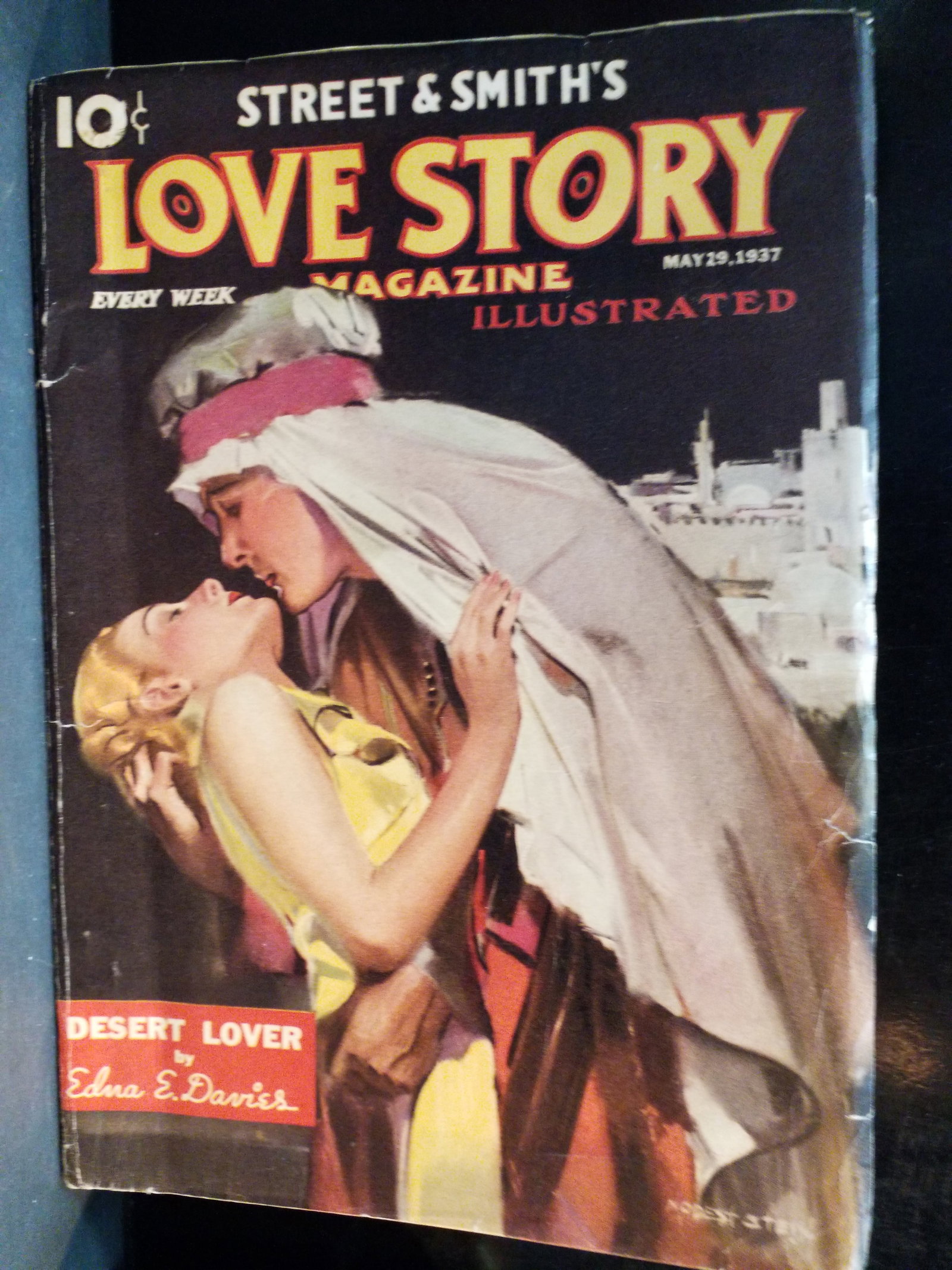 Original Pulp May 29 1937 Street & Smith's Love Story Desert Lover By Edna Davies F+-VF+ High Grade (1 of 8)