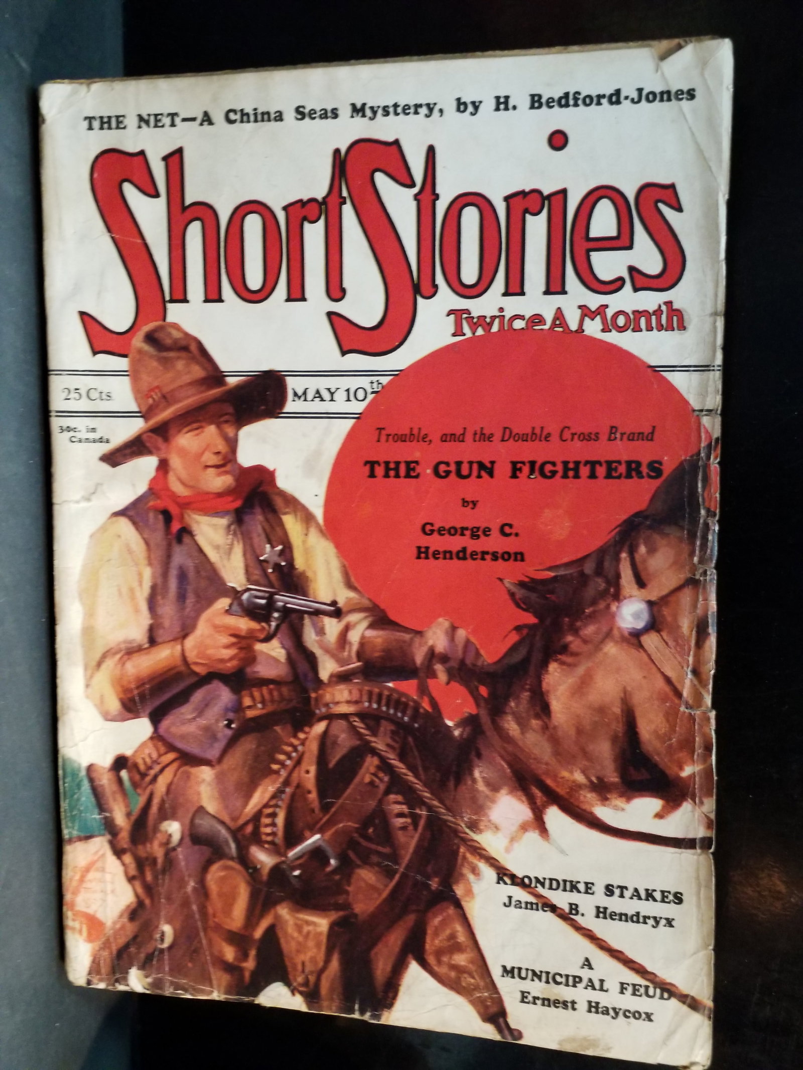 May 1928 Golden Age Pulp Short Stories The Gun Fighters by George C. Henderson, Klondike Stakes (1 of 5)