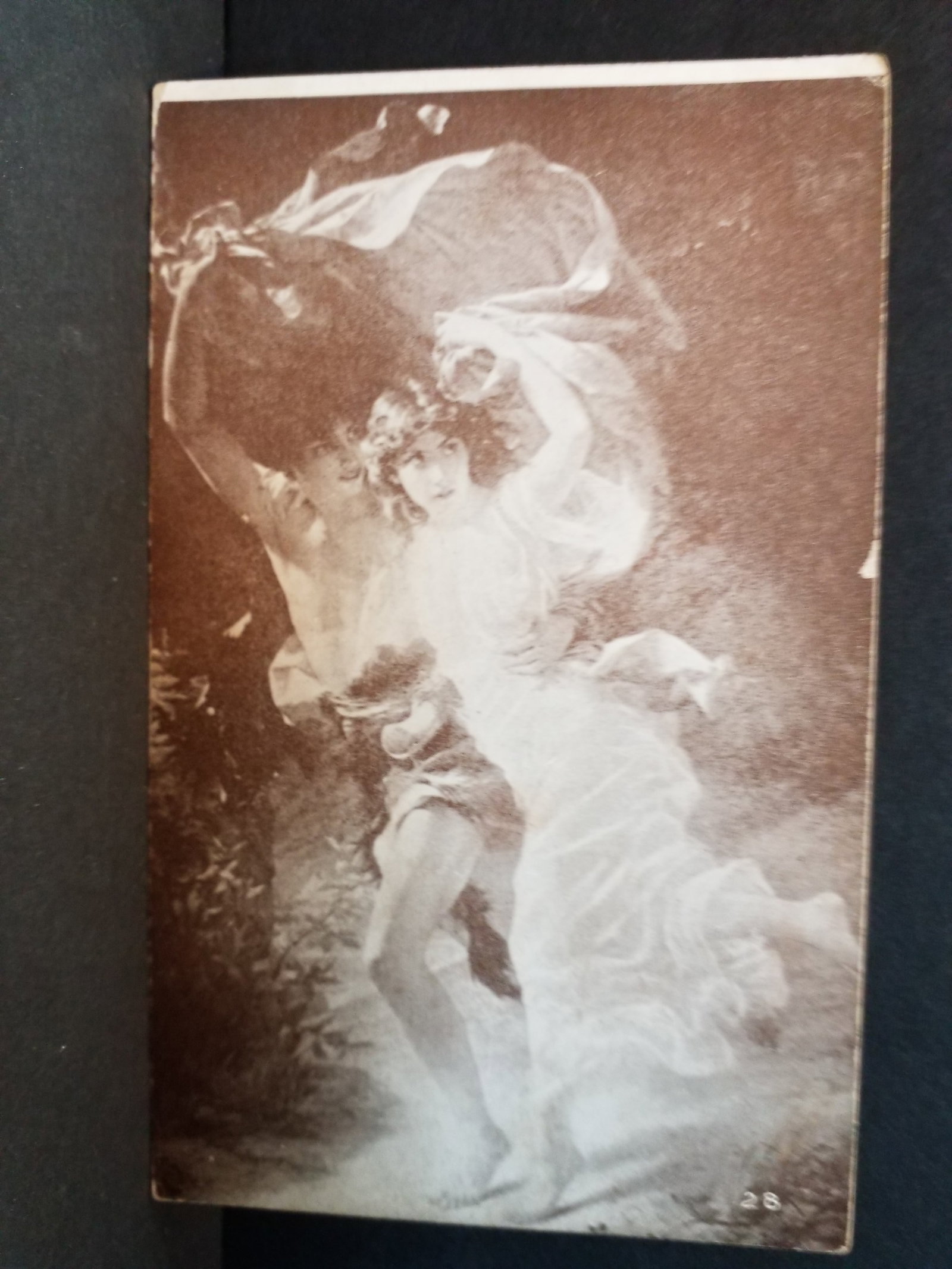 Antique Sketch Fantasy type Beauty early 1900s postcard (1 of 2)
