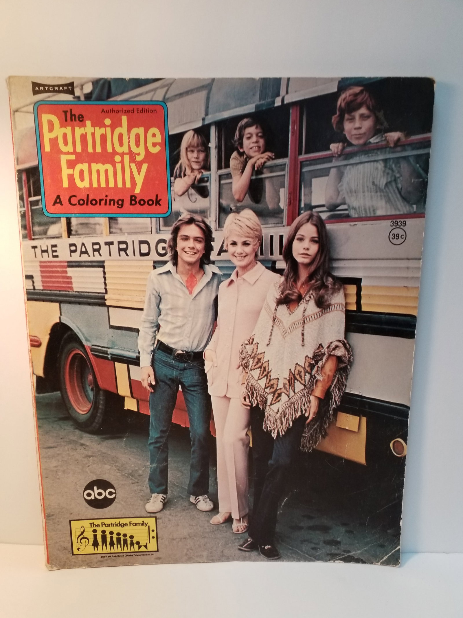 Vintage Partridge Family Coloring book ABC 1979 Artcraft (1 of 5)