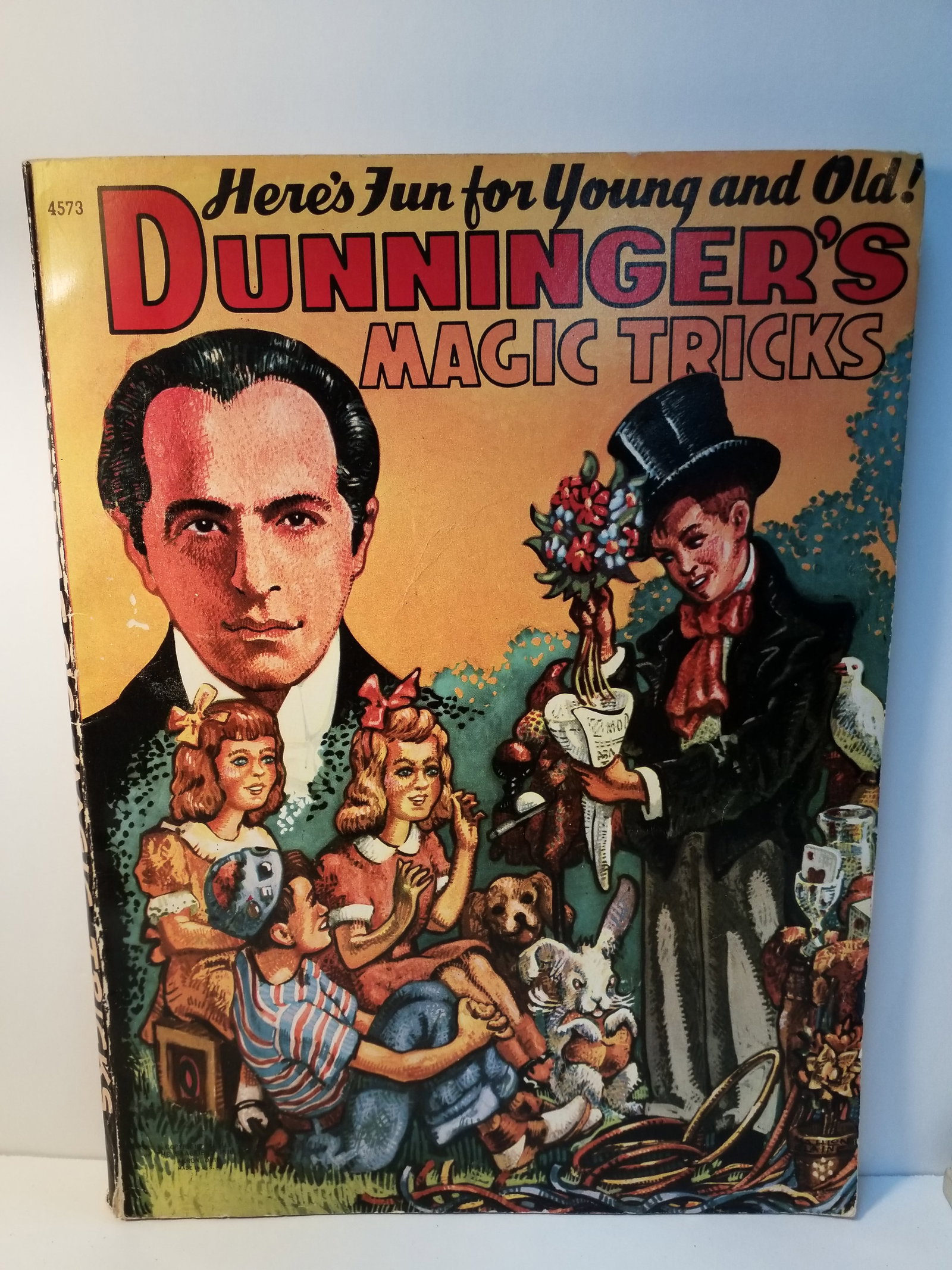 Here's Fun for the Young and old Dunninger's Magic Tricks 1st Edit 1930 illustrated (1 of 9)