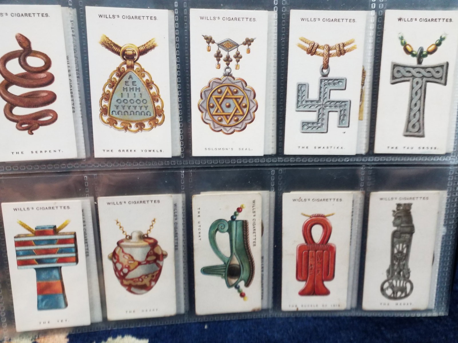 1923 Original Tobacco cards Part Set Lucky Charms Wills Cigarettes 46 of 50 cards (1 of 7)
