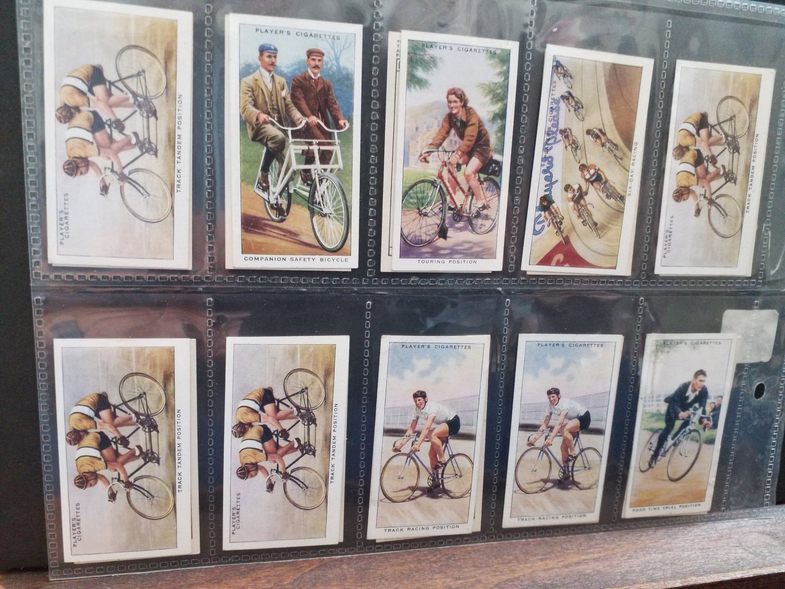 1939 Tobacco cards Cyling John Player Cigarette lot of 70 Cigarette cards (1 of 7)
