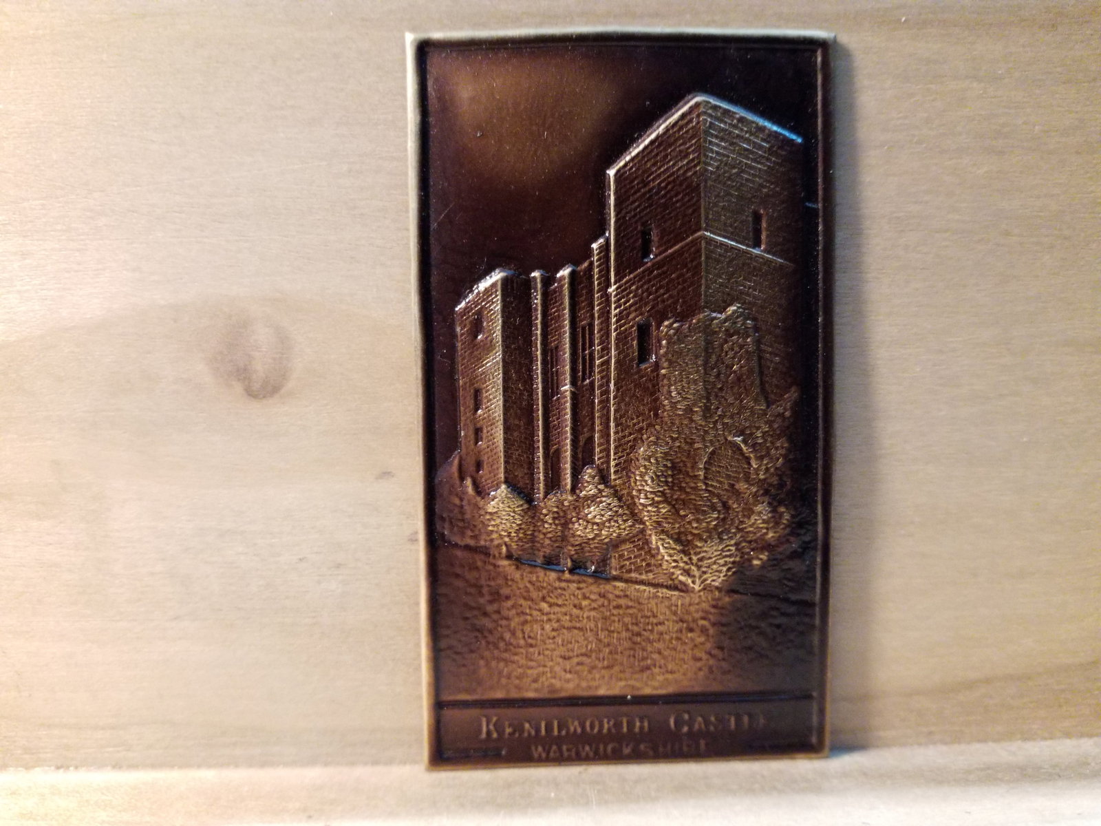1934 Summit Tin Cigarette tobacco Cards Famous Buildings & Monuments Kenilworth College Warwickshire: An Early Unique Cigarette Tin Metal embossed Tobacco card. This antique metal card is stunning and a real eye catcher. Great Addition to your cigarette cards collection many others available.