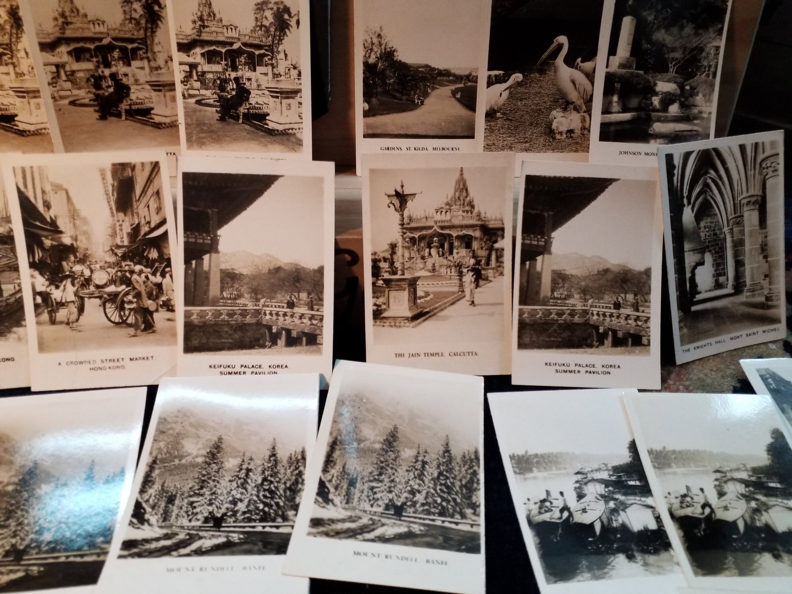 1928 Tobacco cards large collection of Peeps at Many lands Large Format Real Photo Cigarette Cards (1 of 7)
