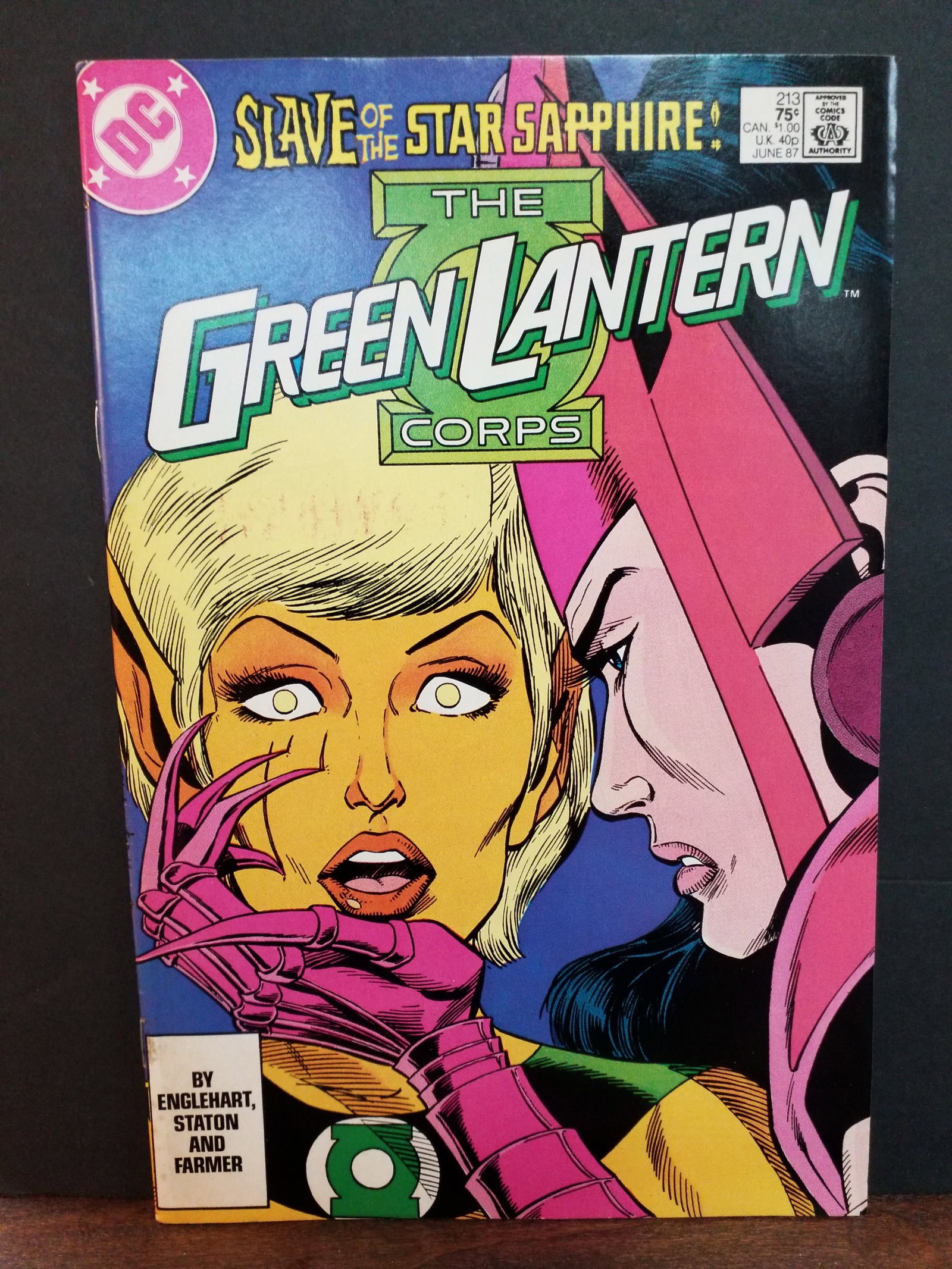 The Green Lantern Corps #213 (DC ) Englehart Stanton & Farmer comic book DC VF+ (1 of 2)