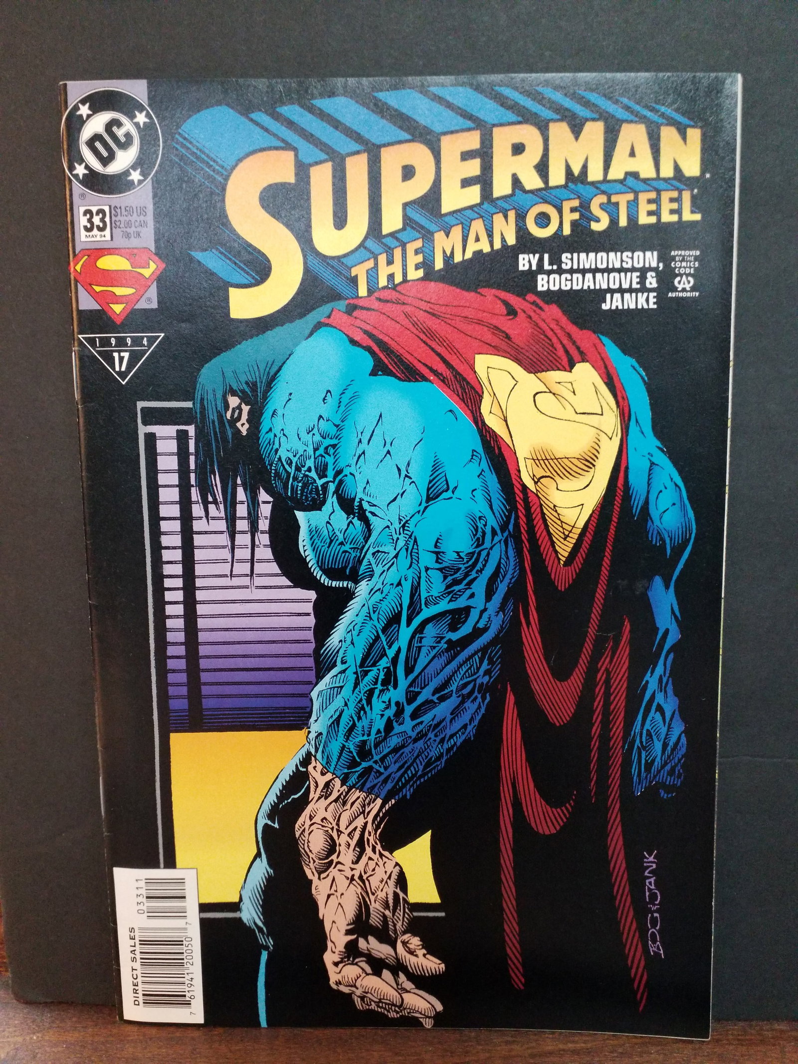 Superman: The Man of Steel #33 May 1994 DC Comics Newsstand Edition NM: In exceptional condition. High Grade comic. Please view pictures.