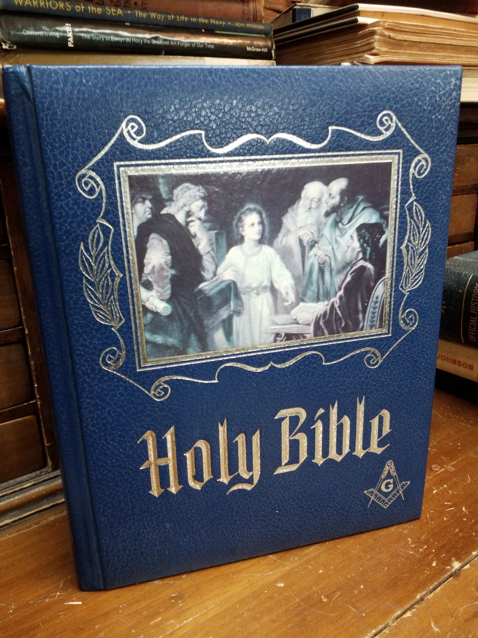 Freemason Masonic Illustrated BIBLE King James Version with Mason's Histories Eyecatching (1 of 20)