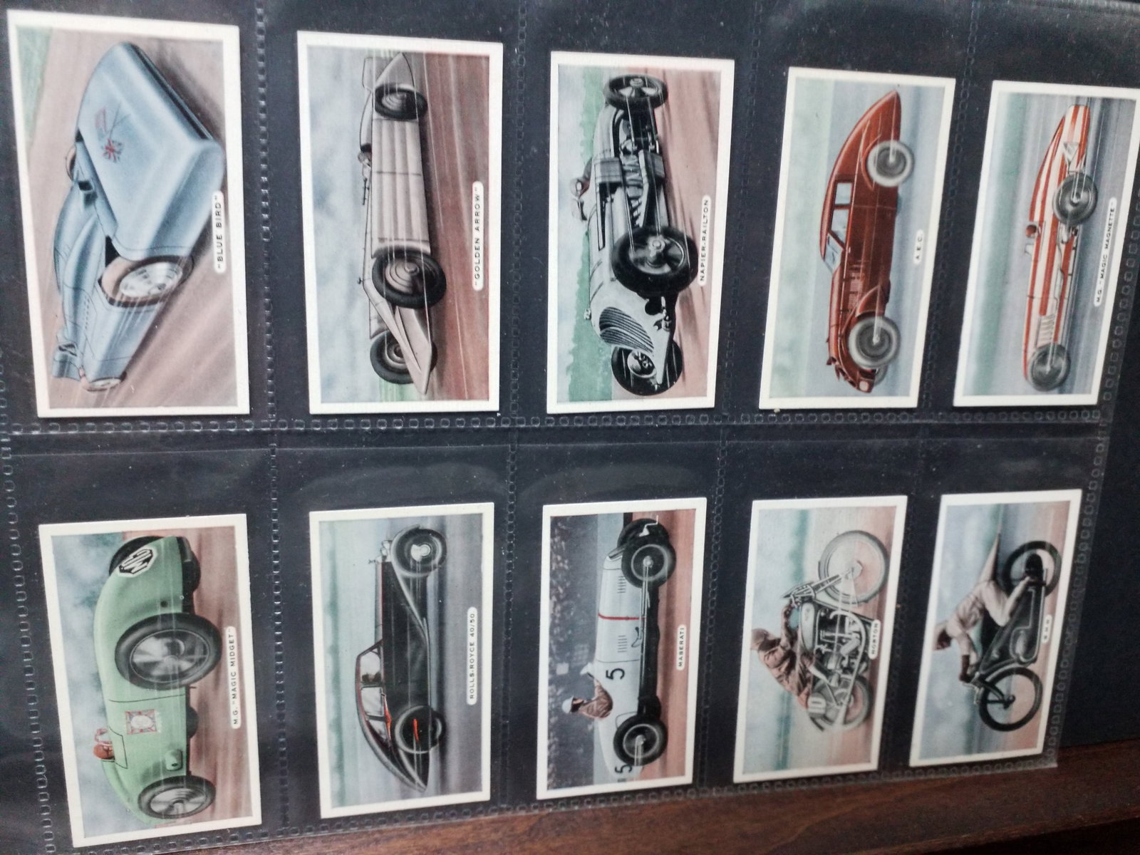 1935 Cigarette Cards Set Ardath SPEED LAND SEA AIR 50 cards Tobacco cards set (1 of 8)