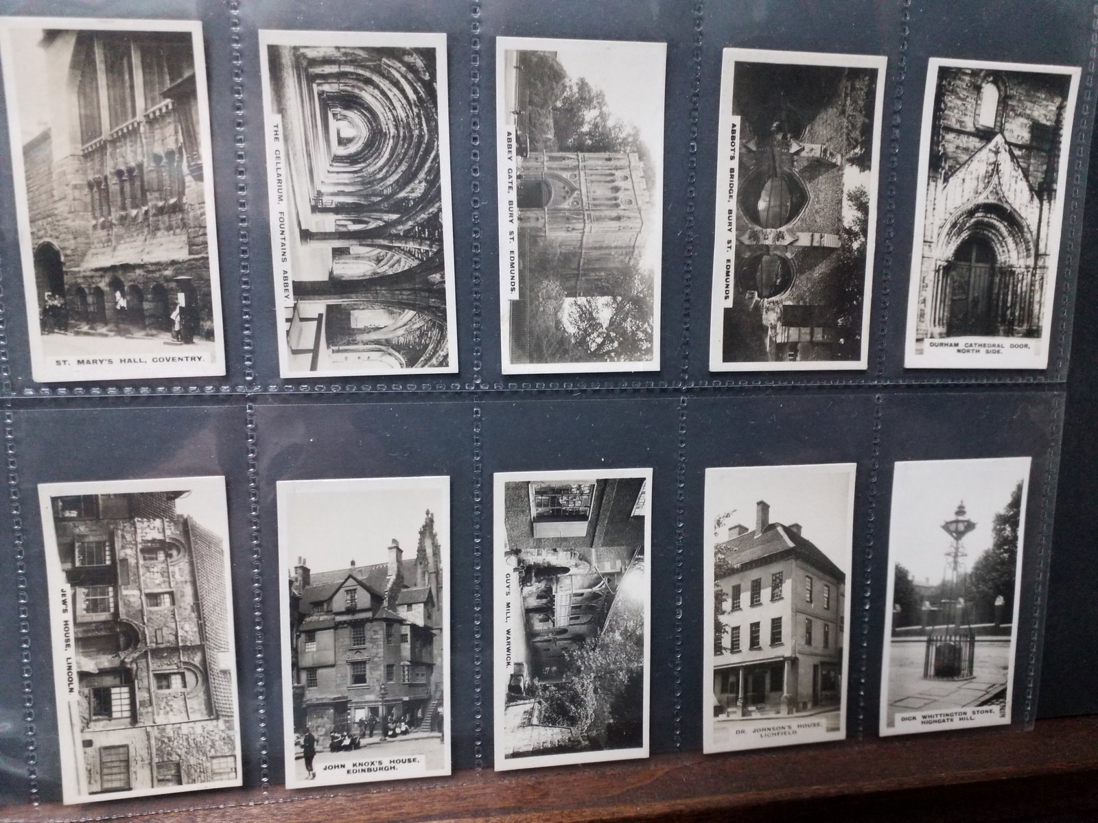 Westminster Tobacco cards WESTMINSTER ABBEY 1926 BRITISH ROYAL & ANCIENT BUILDINGS 50 cards Set: Real photo Original Complete Sheeted Protected Set. In Very Good condition. Many other tobacco cards sets and collections available.