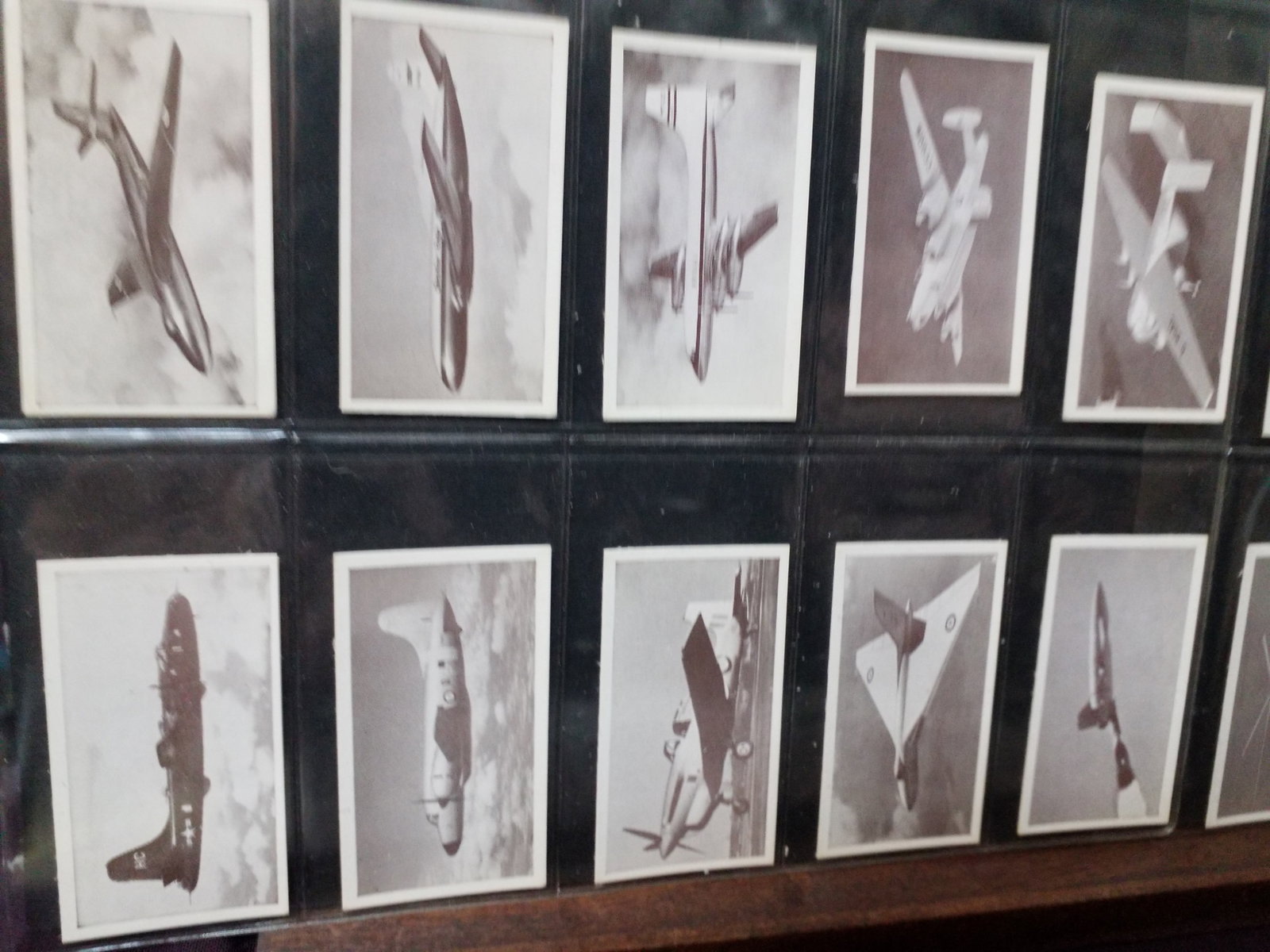 1954 Tobacco cards Set Junior Service Sweet Cigarettes Modern Aircraft Set of 50 cards (1 of 6)