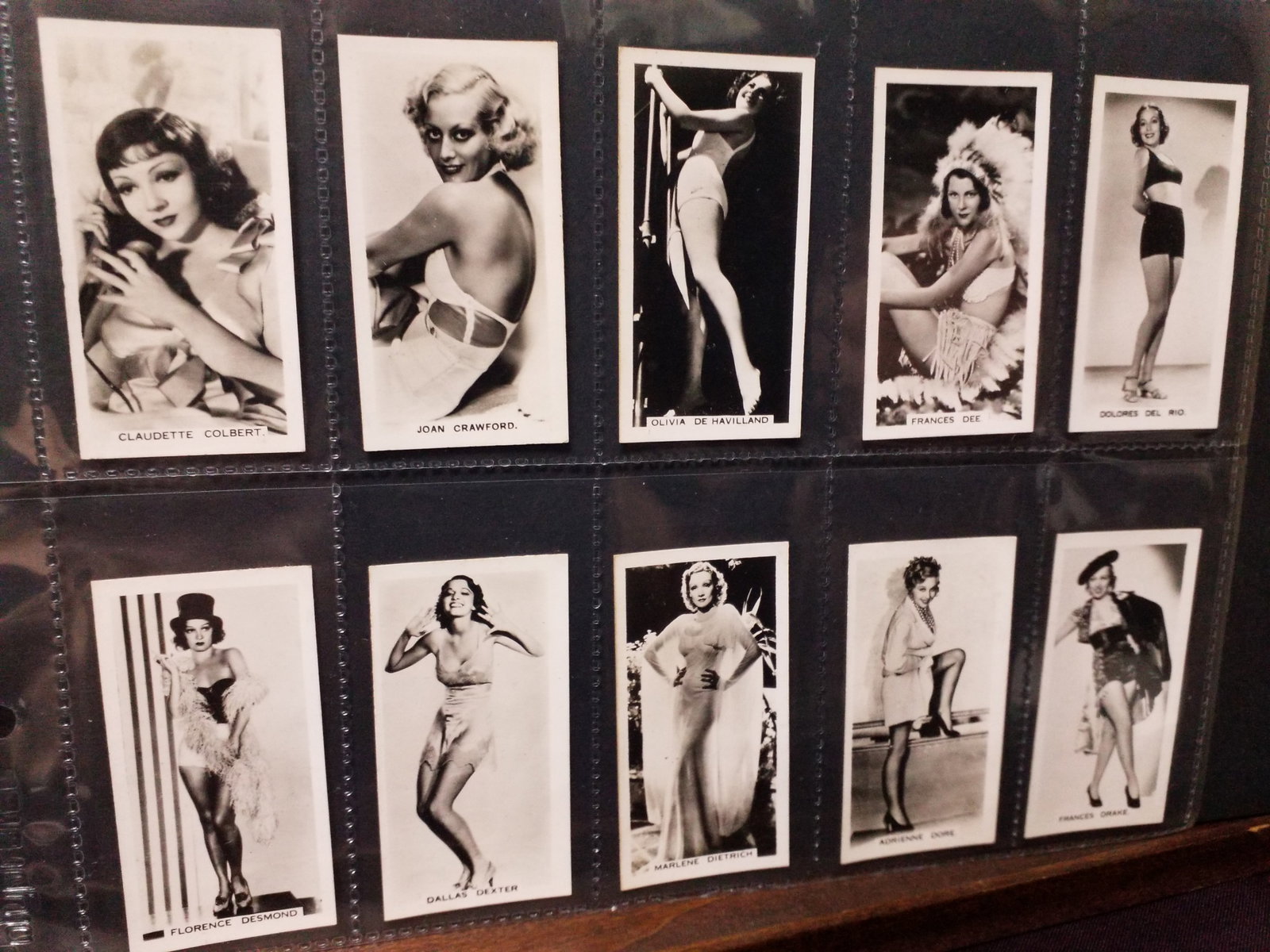 1935 -CARRERAS FILM STARS- Vintage Movie Tobacco Cards Complete Set Cigarette 54 cards set (1 of 8)