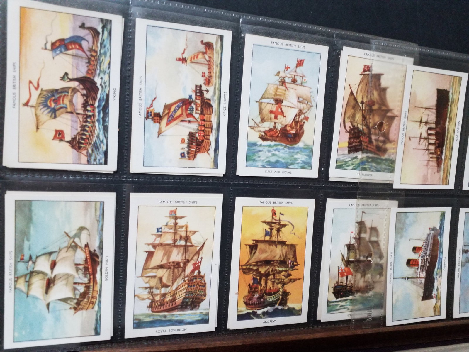 Mills Amalgamated Cigarette Cards Famous British Ships 1st Series 1952 Complete. (1 of 7)
