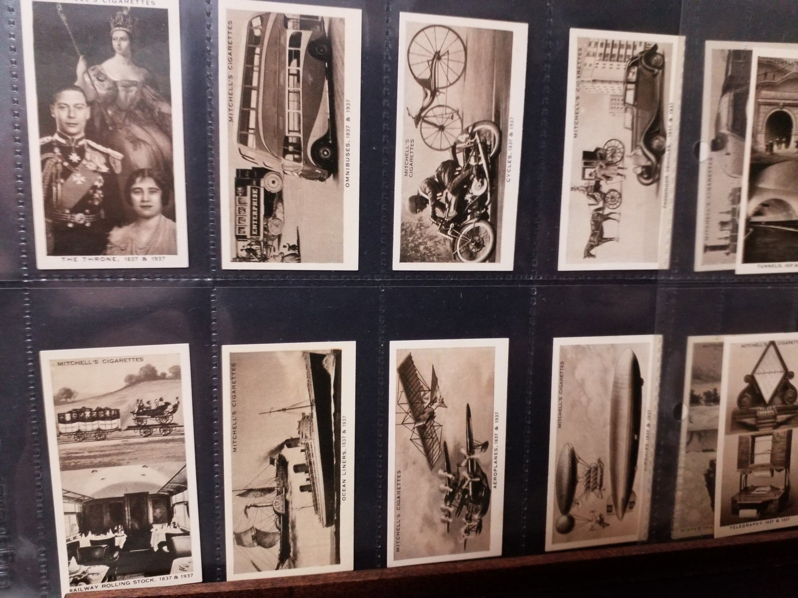 Stephen Mitchell Cigarette Cards Wonderful Century 1837-1937 Complete Set 50 cards set SciFi (1 of 7)