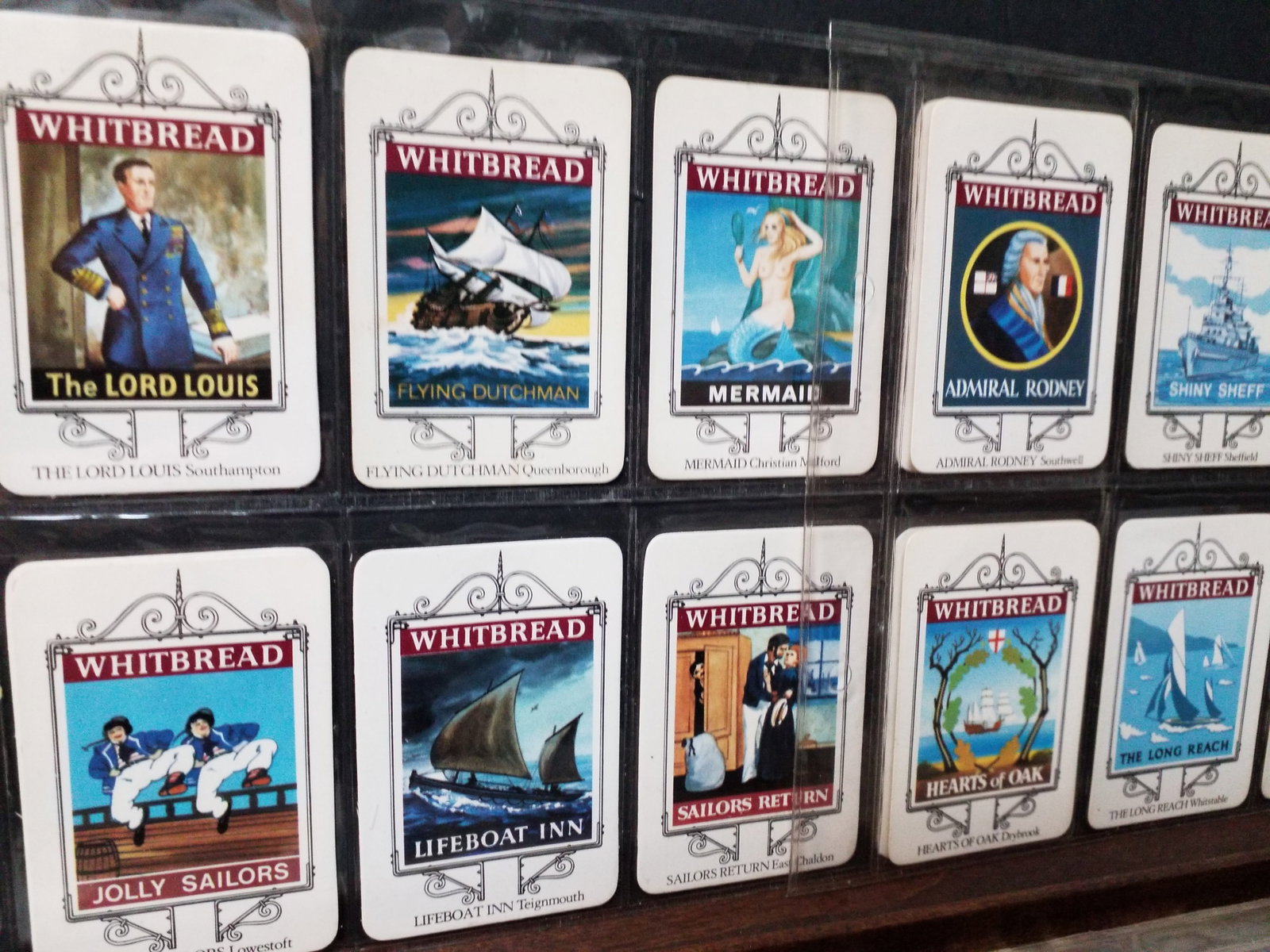 Whitbread Trade Cards History of Whitbread Inn Signs Maritime 1974 Set 25: Original complete set in protector sheets. In very good condition. Other sets and collections being added to this our current auction.