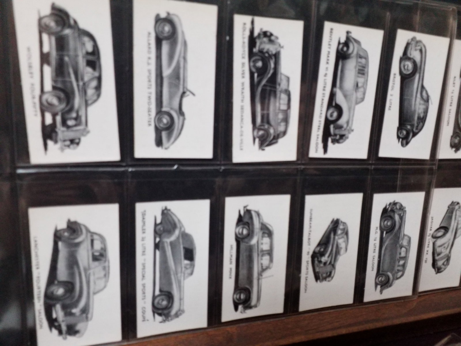 CIGARETTE TRADE/CARDS. Maxilin Marketing. MOTOR CARS (1951). (Full Set of 25 (Complete Set of 24 (1 of 5)