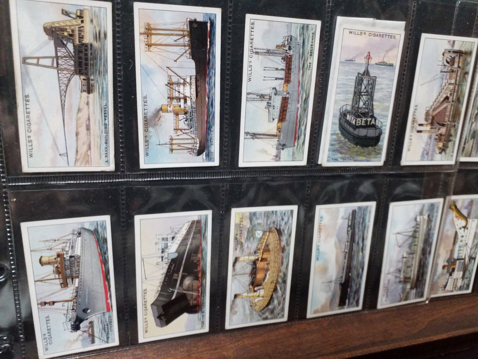 1931 Cigarette Cards of Ship -W.D. & H.O. Wills tobacco "Strange Craft" - Complete Set of 50 cards (1 of 6)