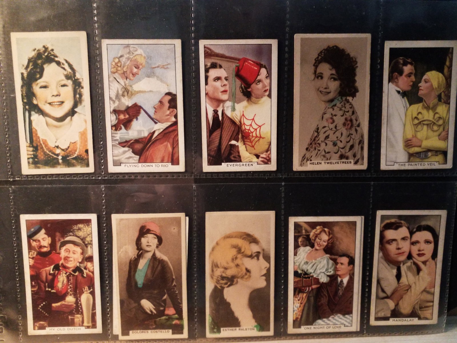 1930s Tobacco cards Scarce Early Cinema Lot of Stars From Unusual Manufacturers of Cigarette cards (1 of 7)