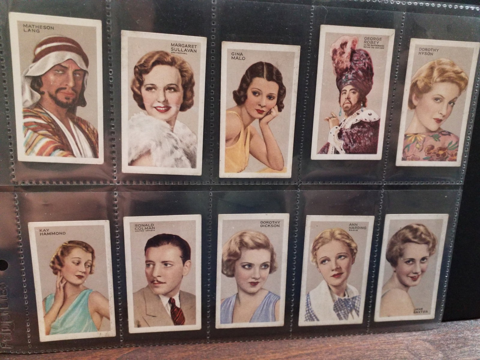 1935 Tobacco cards nice lot of 57 Cinema Cards by Gallaher Cigarettes Ginger Rogers, Bing Crosby etc (1 of 7)