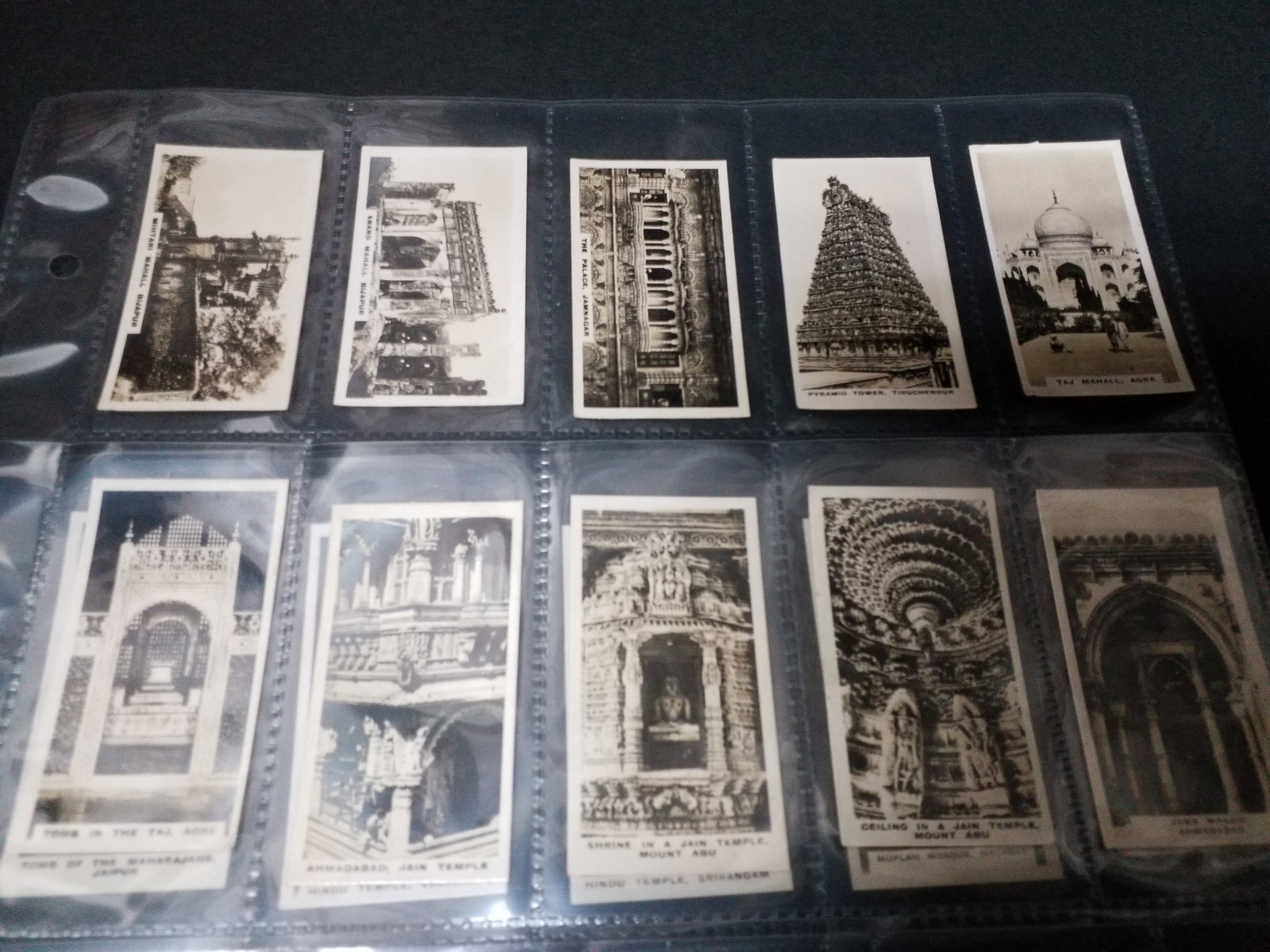 1926 WESTMINSTER INDIAN EMPIRE TOBACCO CARD LOT of 27 cards real photo: collection nice assortment of this series, Original Tobacco cards. . A nice sheeted collection. In protector sheets. Many of these cards are quite desirable. A nice sheeted collection..
