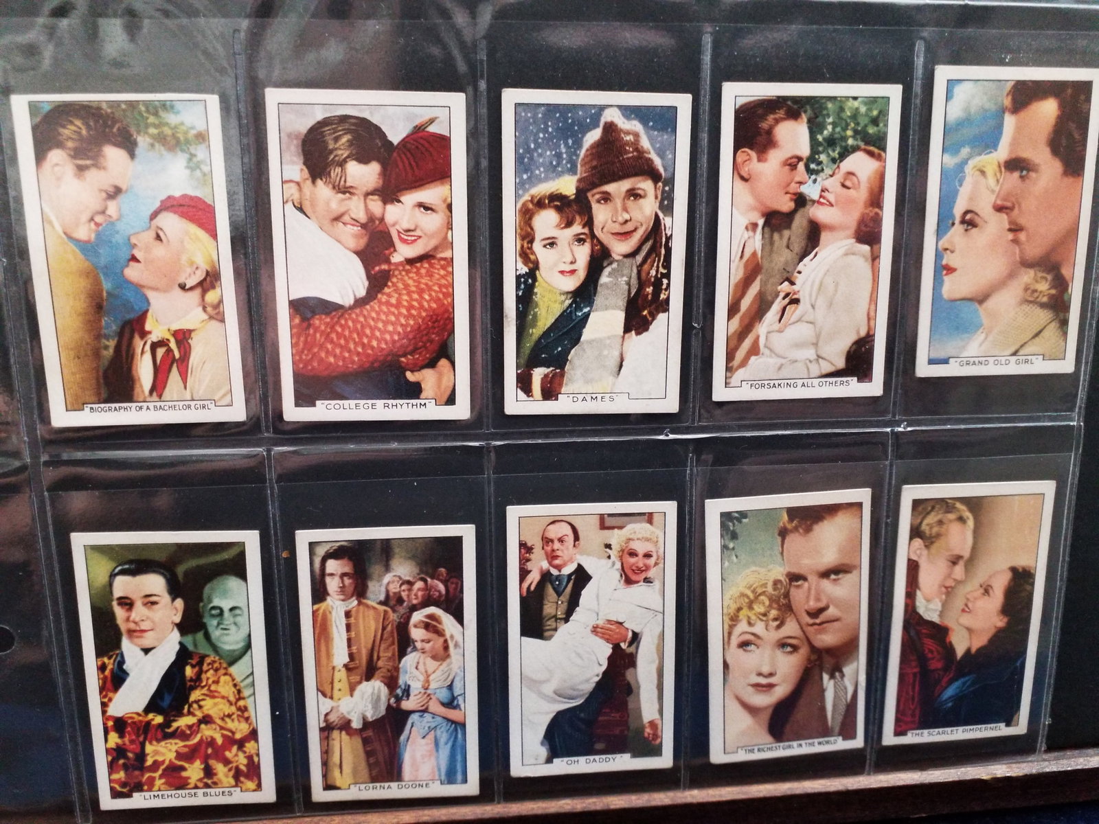 1935 Famous Film Scenes Gallaher Tobacco Cards 46 of 48 Cigarette cards part set (1 of 4)