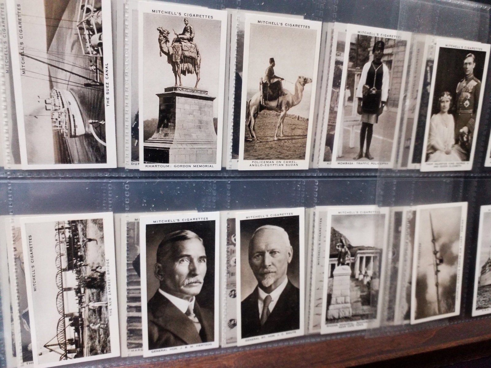 Stephen Mitchell Cigarette Cards Our Empire 1937 Complete Set 50 tobacco cards: unusual complete set, A nice collection of early tobacco cards, in sheeted protectors, many other tobacco cards being added daily to our sale. Please view pictures.