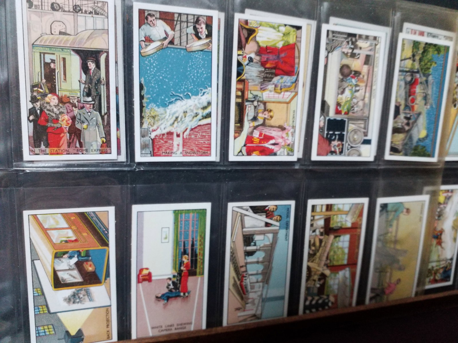 Morris & Sons Cigarette Cards How Films Are Made 1934 Complete Set in 25 tobacco cards VG+ (1 of 5)
