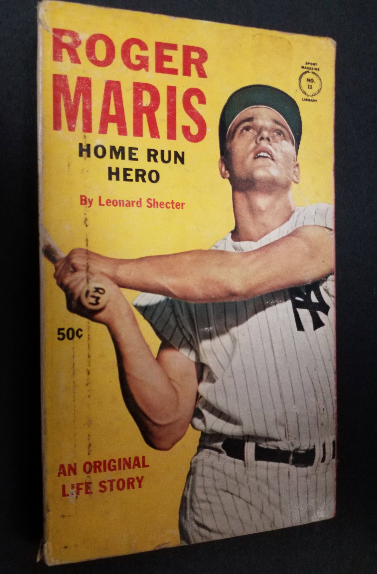 Roger Maris Home Run Hero By Leonard Shecter AN Original Life Story, baseball 1st ed 1st print (1 of 5)