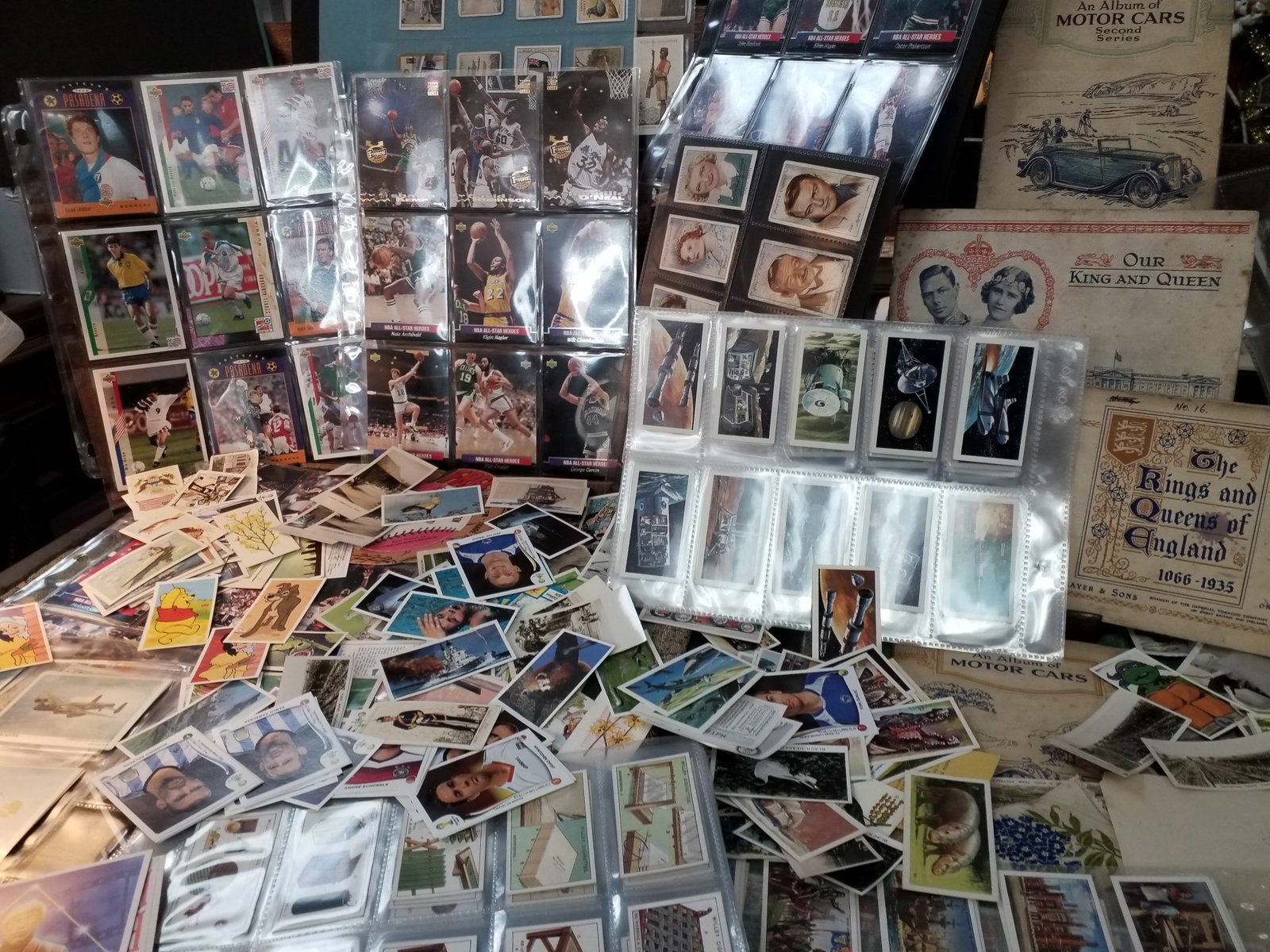 A Large Lot of Primarily Tobacco cards Sheeted complete Early Sets odds loose cards albums, 100s (1 of 8)