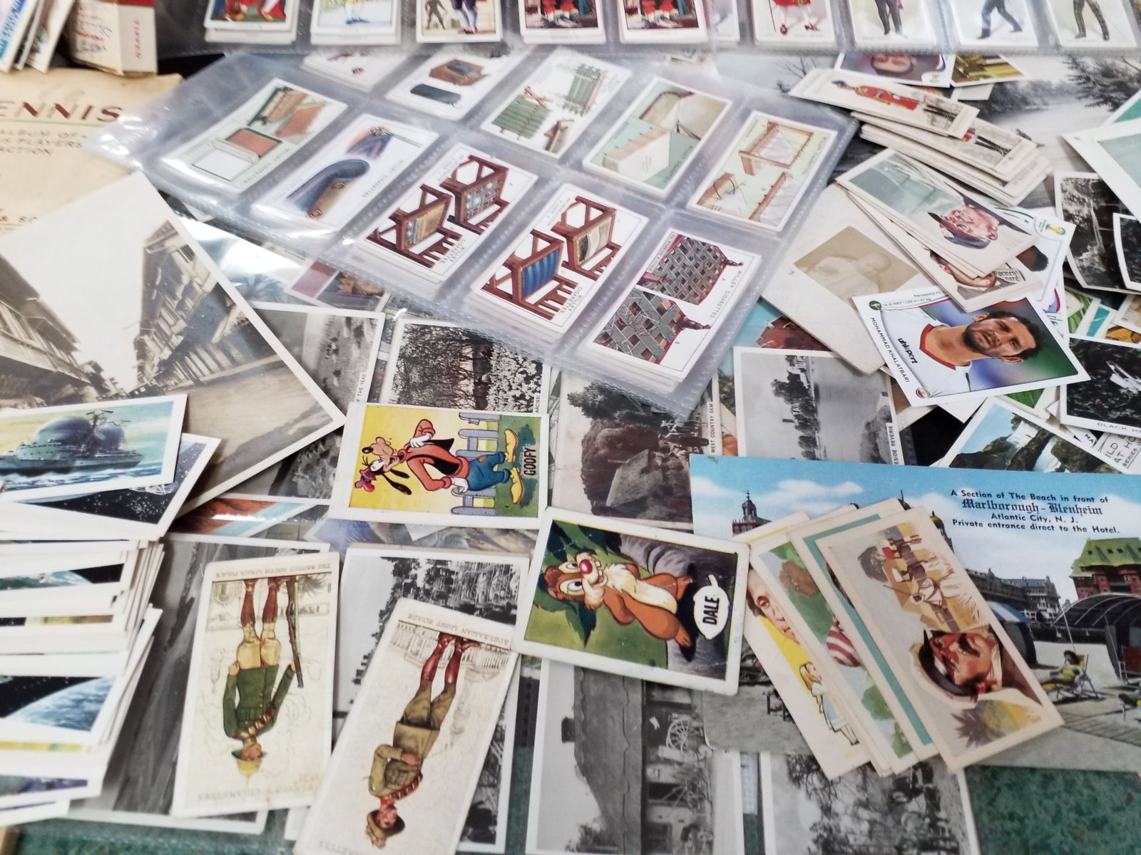 A Large Lot of Primarily Tobacco cards Sheeted complete Early Sets odds loose cards albums, 100s (1 of 8)
